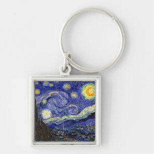 Chaveiro Vincent Van Gogh - A Bela Arte da Noite Estrelada