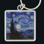 Chaveiro Vincent Van Gogh - A noite de Starry<br><div class="desc">A Noite Estrelada / La nuit etoilee - Vincent Van Gogh em 1889</div>