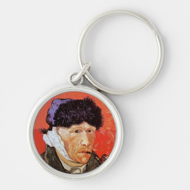 Chaveiro Vincent Van Gogh - Autorretrato com a Orelha Corta (Frente)
