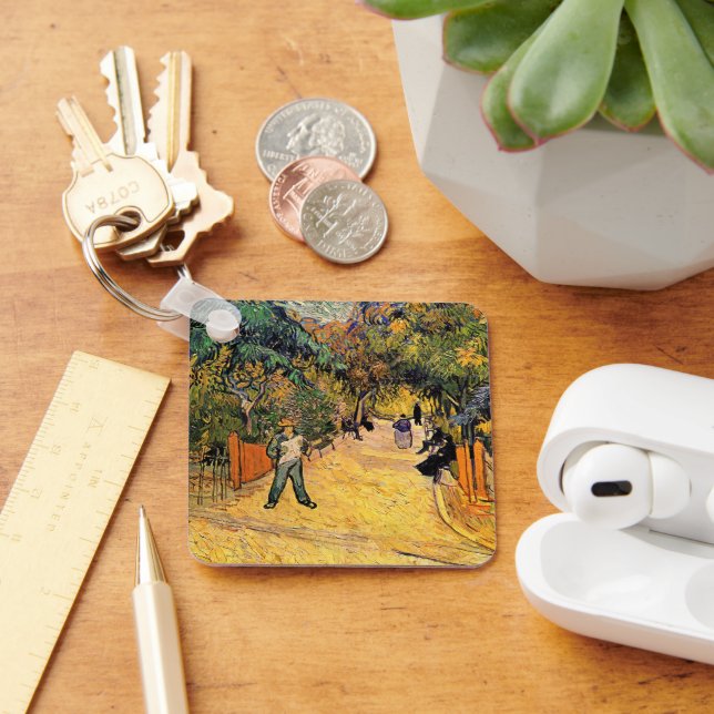 Chaveiro Vincent van Gogh - Entrada do Parque Público, Arle (Mesa)