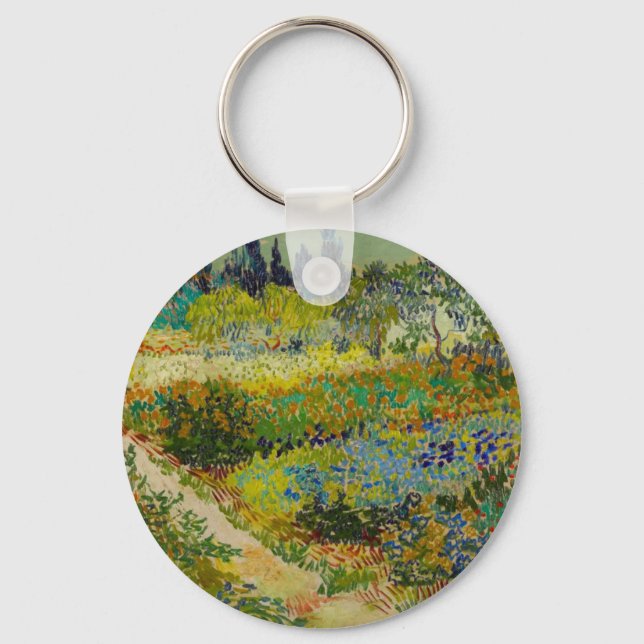 Chaveiro Vincent Van Gogh Garden em Arles (Frente)