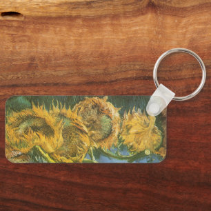 Chaveiro Vincent van Gogh - Natureza Morta: Quatro Girassói