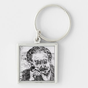 Chaveiro Vincent van Gogh o homem com a tubulação