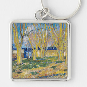 Chaveiro Vincent van Gogh - O Trem Azul