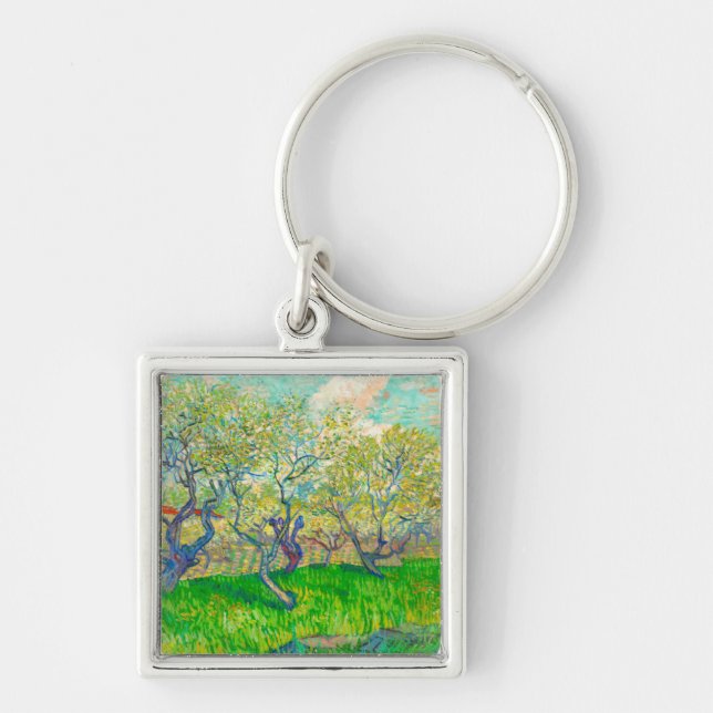 Chaveiro Vincent van Gogh Pomar em Flor (Frente)