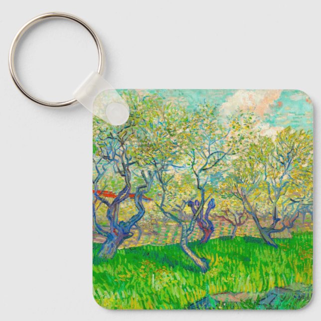 Chaveiro Vincent van Gogh Pomar em Flor (Frente)