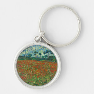 Chaveiro Vincent Van Gogh Poppy Field Floral Vintage Art