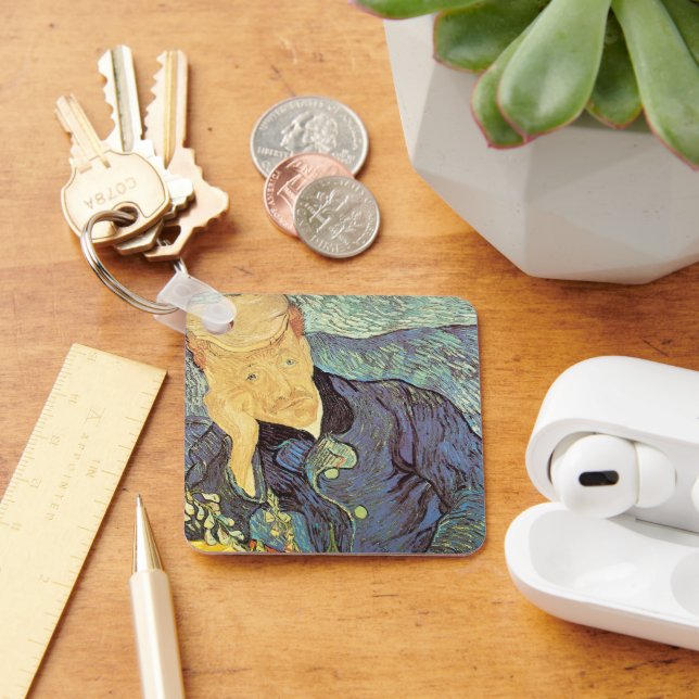 Chaveiro Vincent van Gogh - Retrato do Doutor Gachet (Mesa)