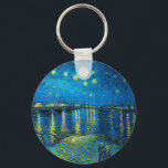 Chaveiro Vincent Van Gogh Starry Night Sobre O Ródano<br><div class="desc">Vincent Van Gogh Starry Night Sobre A Chaveiro De Ródano</div>