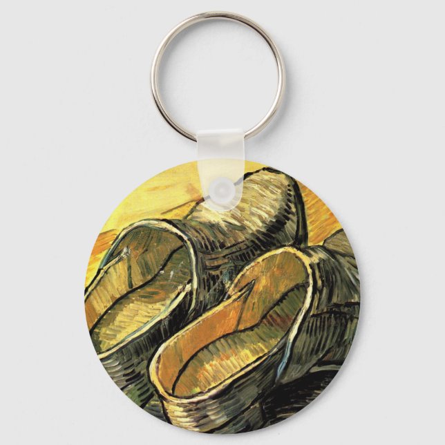 Chaveiro Vincent van Gogh - Um Par de Leather Clogs (Frente)