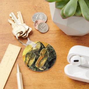 Chaveiro Vincent van Gogh - Um Par de Tamancos de Couro