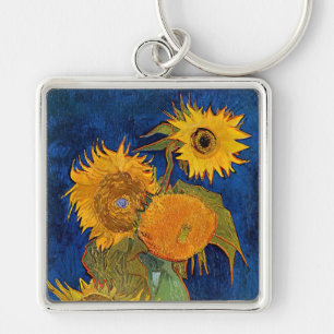 Chaveiro Vincent van Gogh - Vaso com Cinco Girassóis