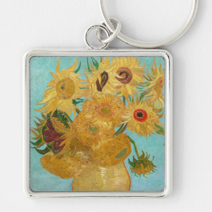 Chaveiro Vincent Van Gogh - Vaso com Doze Girassóis