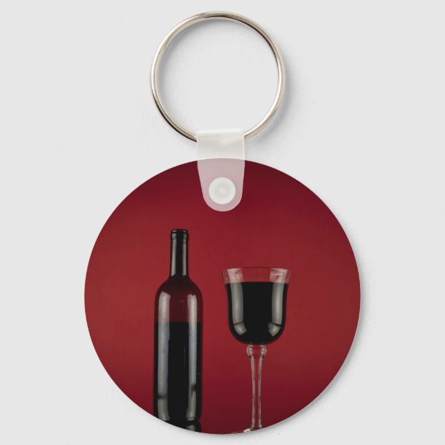 Chaveiro Vinho de vidro (Frente)