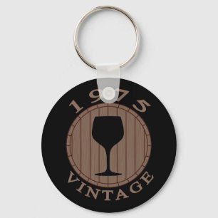 Chaveiro Vinho No Aniversário De 1975 Vintage