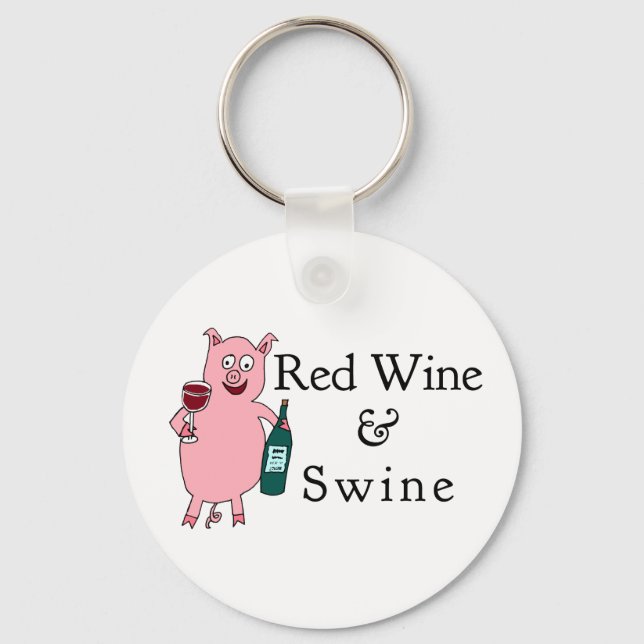 Chaveiro Vinho tinto e vinho (Frente)