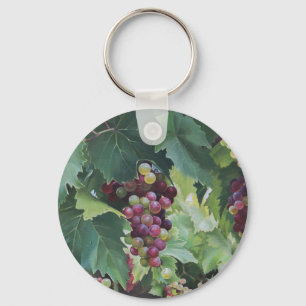 Chaveiro Vinícola do Vale do Loire – Pintura de Uvas France