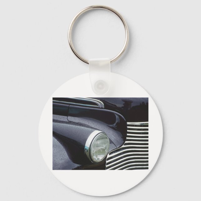 Chaveiro Vintage 1930s Classic Car Grill Photo (Frente)