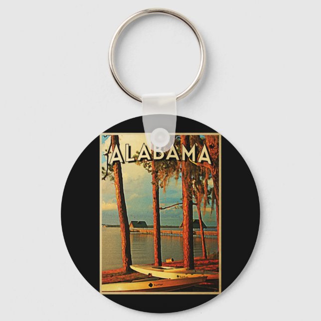 Chaveiro Vintage Alabama (Frente)
