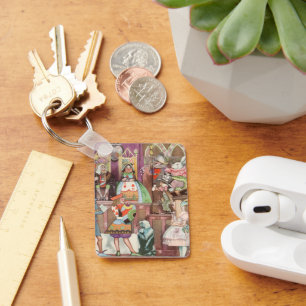 Chaveiro Vintage Alice no País das Maravilhas, Rainha dos C