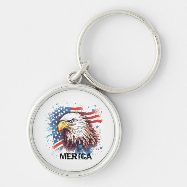 Chaveiro Vintage American Eagle (Frente)