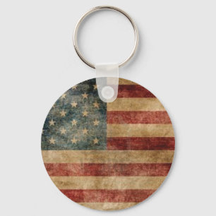 Chaveiro Vintage American Flag