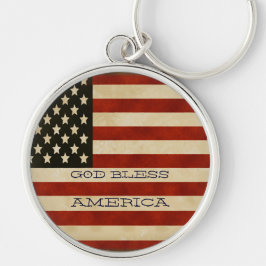 Chaveiro Vintage American Flag GIFTS