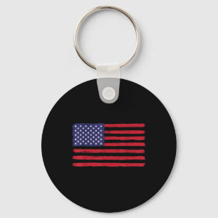 Chaveiro Vintage American Flag Memorial Day Veteranos