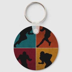 Chaveiro Vintage American Football Player Gift