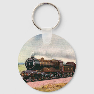 Chaveiro Vintage American West, Western Frontier Train
