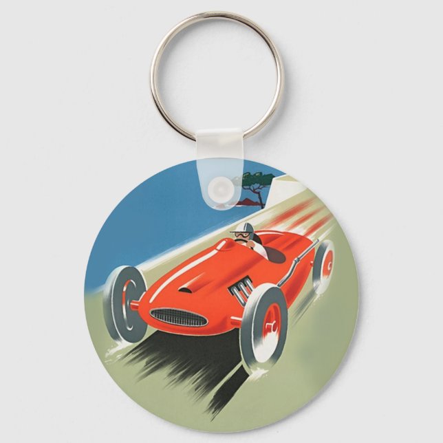 Chaveiro Vintage Auto Racing (Frente)