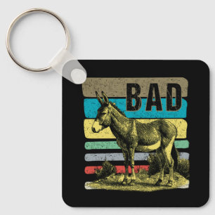 Chaveiro Vintage Bad As Badass Donkey Cute Donkeys Meme Ani
