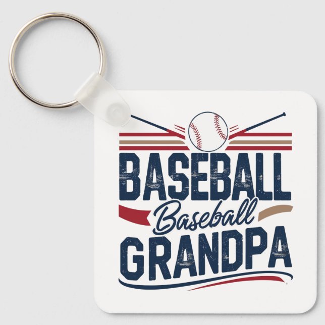 Chaveiro Vintage Baseball Grandpa (Frente)