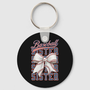 Chaveiro Vintage Baseball Irmã Coquette Arco Esporte Lover