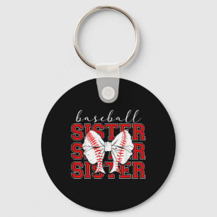 Chaveiro Vintage Baseball Irmã Coquette Arco Esporte Lover