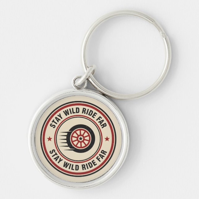 Chaveiro Vintage Biker Road Motion (Frente)