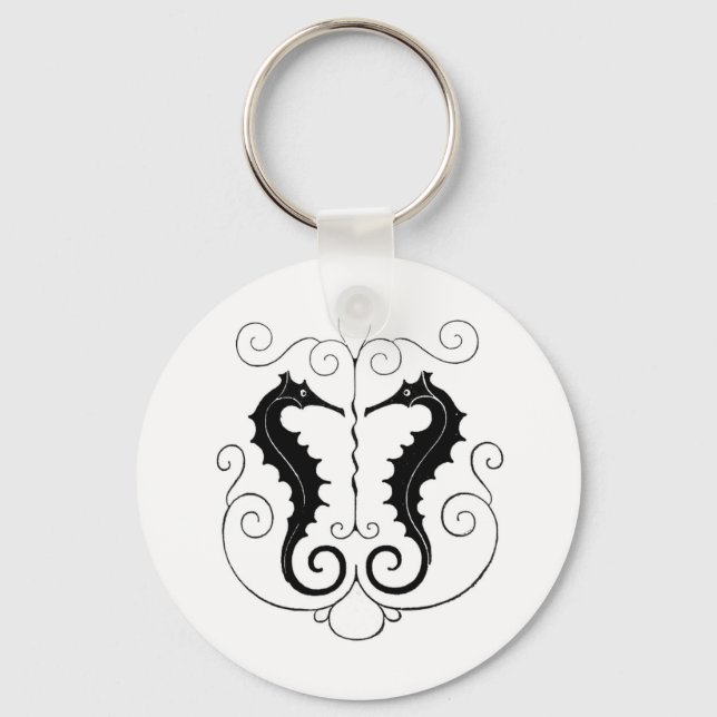 Chaveiro Vintage Black Seacavalos (Frente)