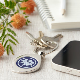 Chaveiro Vintage Blue Kamakura Minamoto Japão - Gráfico d