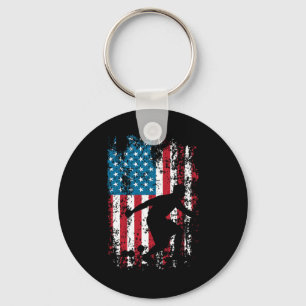 Chaveiro Vintage Bocce Player - Jogo De Boliche Ll Fan Bo