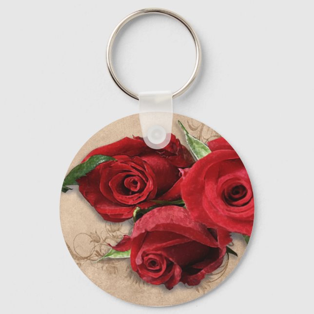 Chaveiro Vintage Brandy Rosa (Frente)