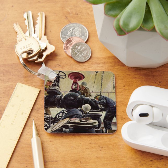 Chaveiro Vintage Business, Plataforma Petrolífera no Oceano (Mesa)