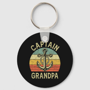 Chaveiro Vintage Capitão Avô Boat Pontoon Pesca Sailo