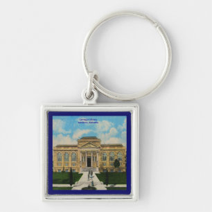 Chaveiro Vintage Carnegie Library Anniston Alabama