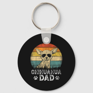 Chaveiro Vintage Chihuahua Pai Cachorro Aloja Padre&#; s Da