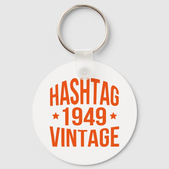Chaveiro Vintage da Hashtag 1949 (Frente)