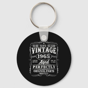 Chaveiro Vintage de 60 anos 1965 Man Myth Legend 60th Bir