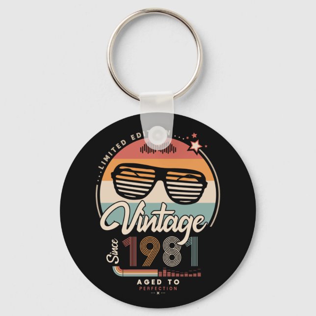Chaveiro Vintage desde 1981 (Frente)
