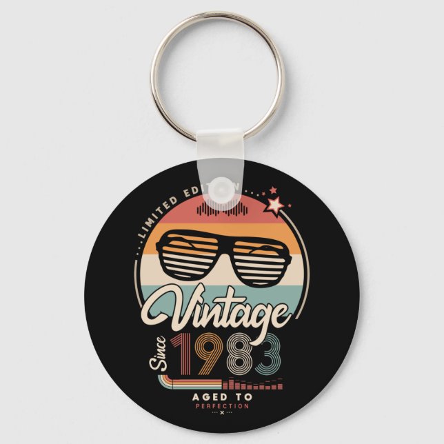Chaveiro Vintage desde 1983 (Frente)