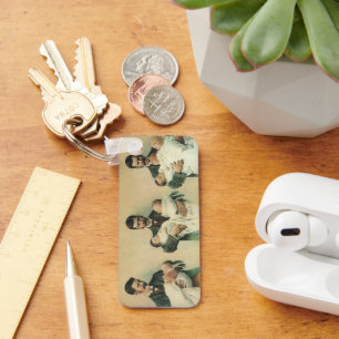 Chaveiro Vintage Dia de os pais vitoriano, é Triplets!