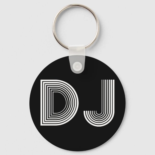 Chaveiro vintage DJ (Frente)